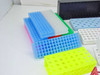 Plastic Test Tube Holders Large Lot Various Brands For Laboratory Use