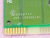 Adaptec AVA-1505AE/AI model number silk-screened on PCB solder side – close-up showing Adaptec logo and AVA-1505AE/AI designation