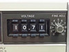 HP 6114A Precision Power Supply — close-up of roller-digit voltage display reading 10.71 and Fine Adjust knob