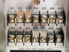 HP 6114A Precision Power Supply — close-up of rear screw terminal block showing A1–A7, A8, +, +S, −S, −, A13, A14 terminals and 250 VAC fuse warning
