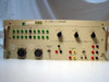 TRW F767155-1 DC Power & Command Drawer front panel showing telemetry test points, slice select knobs, +5V and -5.2V controls, pulse CMD section, UUT power outputs, and large multi-pin connectors J1 and J2