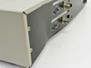 Sony UP-1200A — left rear corner view showing rear I/O panel with S-Video and BNC composite input/output ports visible at angle