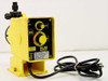 LMI Milton Roy A141-352SI dosing pump – front panel view with stroke length and stroke rate dials, NSF logo, and LMI branding label