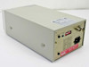 Sony UP-870MD Video Graphic Printer — rear-left three-quarter view showing BNC video connectors, IEC AC inlet, and DIP switches