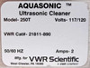 Aquasonic 250T Ultrasonic cleaner