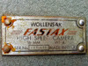 Wollensak 16mm-WF4 Fastax High Speed Camera w/case