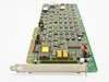 Adaptec AHA-1540 SCSI host adapter full card angled view from component side — full-length 16-bit ISA form factor with bracket and populated DIP chips