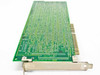 Adaptec AHA-1540 SCSI controller card — bottom trace side angled view showing 'FAB 411307-00 REV' silkscreen, ISA edge connector, and metal bracket