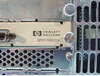 HP 98622A GPIO controller card closeup — Hewlett-Packard GPIO 98622A label and DB-15 connector visible in rear of chassis