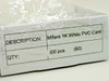Mifare 1K White PVC Card - 100 cards per box