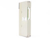 Sharp JW-34NC DC Input Module – right side view with specification label showing DC Input Module 12/24VDC ratings
