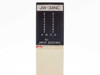 Sharp JW-34NC module label closeup – model number, S.U. designation, INPUT DC12/24V, 8-point group layout A B C D
