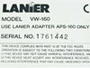 Lanier VW-160 Standard Cassette Transcriber without Accessories