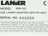 Lanier VW-110 Dictator/Transcriber w/ Lanier APS-1