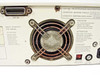 HP 7958A rear fan guard closeup showing heavy rust and oxidation on fan cover crossbars