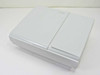 Telex Copyette 300350000 cassette duplicator — top view with both cassette well lids closed, clean white housing