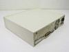 HP 9121D external floppy drive — rear panel view showing cooling fan, power switch, AC inlet, and HP-IB GPIB connector
