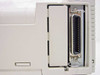 Okidata Microline 320 Turbo rear interface port showing Centronics 36-pin parallel connector
