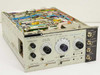 HP 8552B Spectrum Analyzer IF Section plugin module — three-quarter front and top view showing front panel controls and open interior wiring harness