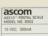 Ascom AES10 9002 Postal Scale