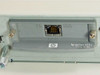 HP LaserJet 8150DN rear EIO slot with HP JetDirect 620n J7934G 10/100 network card and RJ-45 port