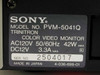 Sony PVM-5041Q 5" Trinitron Color Video Monitor w/ 4 3 - 16 9 Under Scan Switch