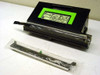 Sharp FO-48ND laser toner developer kit – top view showing cartridge with green instructional label and sealed developer strip accessory