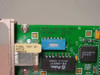 Cabletron 9001149-00 Rev A PCB close-up showing Pulse PE-68517 transformer and ES9618BTC4 network controller chip