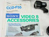 Sony CCD-F55 Handycam video 8 Camcorder DC 6V
