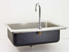 Stainless Steel 21" x 25" Sink