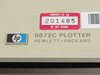 HP 9872C 8 Pen Flatbed Graphics HPIB Plotter - As Is No Power
