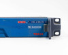 Snell & Wilcox TBS24 Kudos — close-up of left front panel corner showing Kudos by Snell & Wilcox logo, TBC Synchroniser label, and TBS24 model designation in red
