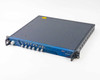 Snell & Wilcox TBS24 Kudos TBC Synchroniser — 3/4 front-left angle showing 1U rackmount chassis with blue front panel and control knobs