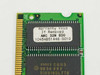 Advantage 32MB EDO 144-Pin SO-DIMM – close-up of warranty label reading AMC 32M EDO and MPN 10454B51446-0010 with Korea C003 9834 FFF 5165165LTT6 chip markings