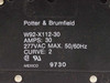 Potter & Brumfield W92-X112-30 30amp Circuit Breaker Switch
