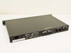 CDQ Prima 110 rear panel full view showing IEC power inlet, rocker switch, DB-style connectors, and XLR audio ports