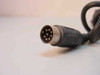 7 Pin Mini DIN male connector close-up showing 7 gold pins in circular arrangement