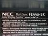 NEC MultiSync FE990-BK 19" Clearflat Color Display Monitor