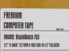 Black Watch 703 Premium Computer Tape 1/2" x 3600' - Recertified