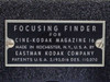 Kodak Focusing Finder Cine-Kodak 16
