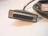 Prime CBL 10694-001 DB25 female connector end close-up view showing 25-pin socket and strain relief