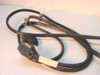 IBM DB72 male-to-male SCSI cable full length view showing both connectors and dark cable jacket