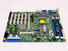 Supermicro PDSMA LGA775 ATX motherboard — alternate top-down angle showing LGA775 socket, four DDR2 DIMM slots, PCI expansion slots, and Compact Flash connector labeled COMPACT FLASH ONLY