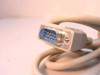 Close-up of DB15 HD15 male connector end — 15-pin VGA plug