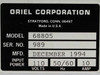 Oriel 68805 Universal Power Supply (40-200Watts) Tested