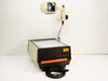 3M 429 overhead projector – right-side view showing fold-down projection arm, lens head, Fresnel stage, and power cord