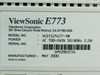 ViewSonic E773 17" CRT Monitor