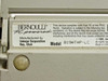 Iomega B190THP-LC label close-up showing model number B190THP-LC, manufactured by Iomega Corporation, Roy Utah, 1992