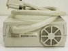Iomega B190THP-LC rear panel showing fan grille and serial number label with barcode