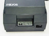 Epson TM-U200B Micros M119B – close-up of front control panel showing FEED button, ERROR and POWER indicator LEDs, PAPER OUT and PRESS FEED labels, and power switch on right side
